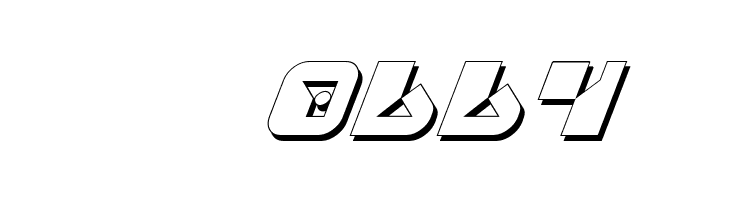 Replicant Shadow Italic  Скачать бесплатные шрифты