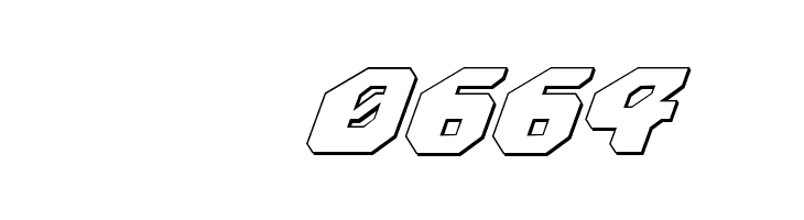 Astropolis 3D Italic  Скачать бесплатные шрифты