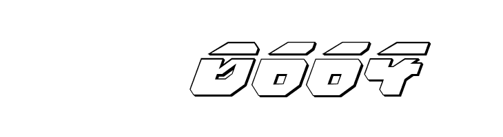 Astropolis Laser 3D Italic  Скачать бесплатные шрифты