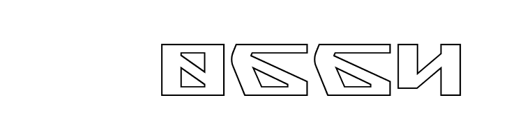 Snubfighter Outline  Скачать бесплатные шрифты