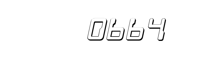 Droid Lover 3D Italic  Скачать бесплатные шрифты