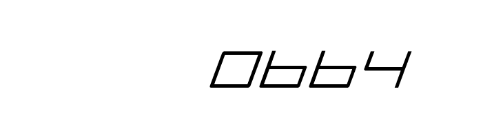 Quasitron Italic  Скачать бесплатные шрифты