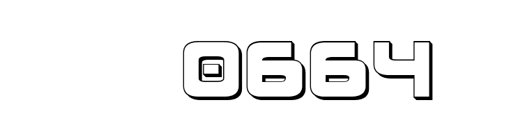 Exedore 3D  Скачать бесплатные шрифты