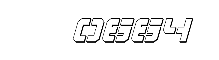 Vyper Shadow Italic  Скачать бесплатные шрифты