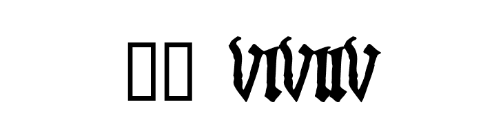 Blackletter HPLHS  Скачать бесплатные шрифты