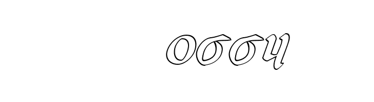 Valerius Outline Italic  Скачать бесплатные шрифты