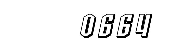 SF Archery Black SC Shaded Oblique  Скачать бесплатные шрифты