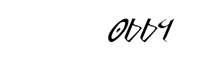 Xaphan Expanded Italic  Скачать бесплатные шрифты