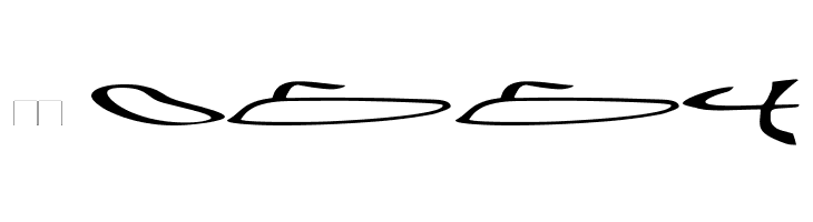 001 Stretched-Strung Very Wide  Скачать бесплатные шрифты