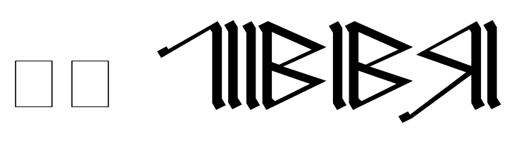 Cirth Erebor Caps 1  Скачать бесплатные шрифты