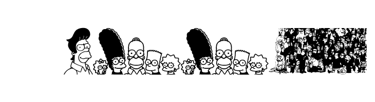 Simpsons Treehouse of Horror  Скачать бесплатные шрифты