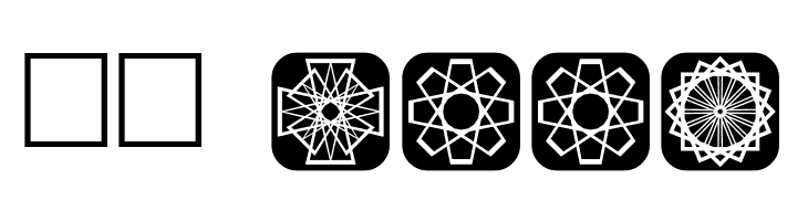 Symmetric Things 2  Скачать бесплатные шрифты