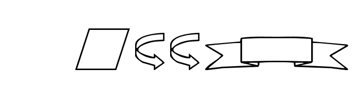 VariShapes  Скачать бесплатные шрифты