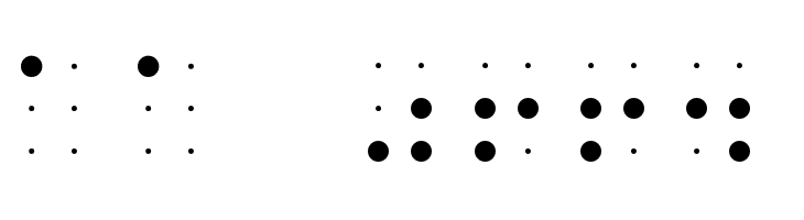 Braile-font  Скачать бесплатные шрифты