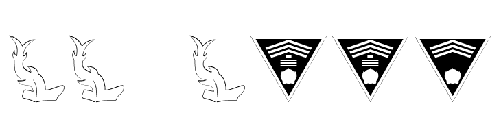 Beneath the Surface Dingbats  Скачать бесплатные шрифты