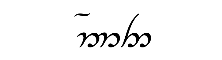 Tengwar Annatar Italic  Скачать бесплатные шрифты