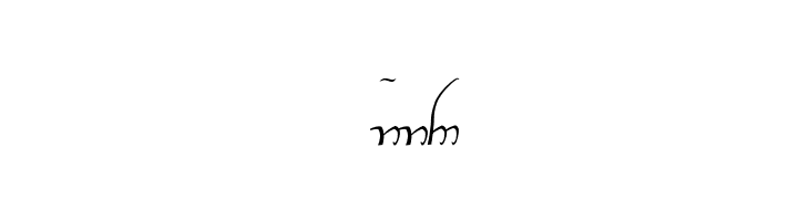Tengwar Cursive  Скачать бесплатные шрифты