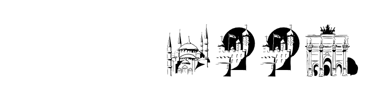 FamousBuildings  Скачать бесплатные шрифты