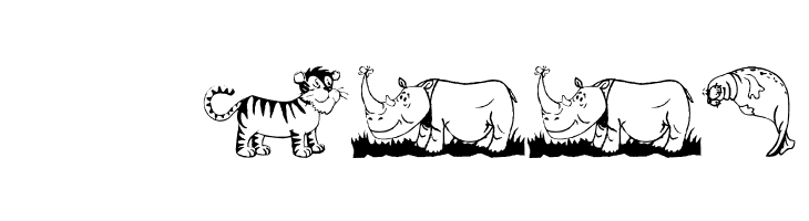 ChildrenAnimalsFriends  Скачать бесплатные шрифты