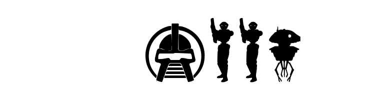 Look sir, droids!  Скачать бесплатные шрифты