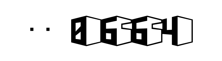 D3 Concretism typeB  Скачать бесплатные шрифты