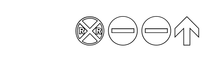 Travelcons Outline  Скачать бесплатные шрифты