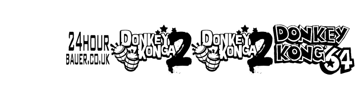 Donkey Kong World  Скачать бесплатные шрифты