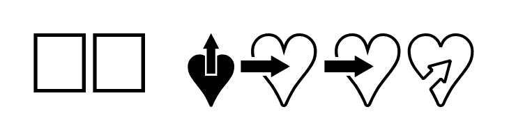 Hearts n Arrows  Скачать бесплатные шрифты