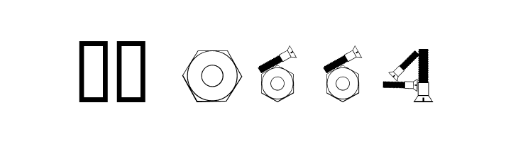 Boulons Tryout  Скачать бесплатные шрифты