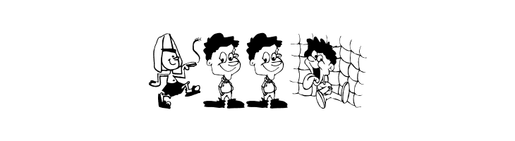 CharactersA  Скачать бесплатные шрифты