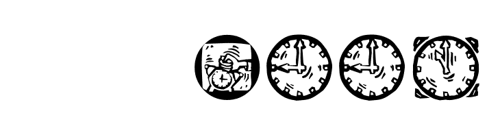 AroundTheClock  Скачать бесплатные шрифты