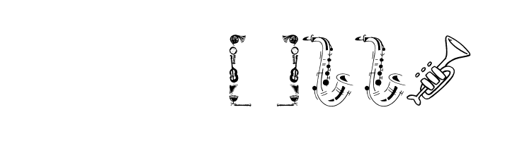 MusicInstruments  Скачать бесплатные шрифты