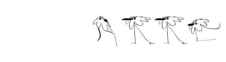 KritzelBirds  Скачать бесплатные шрифты