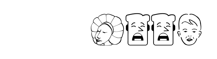 CartoonHeads  Скачать бесплатные шрифты