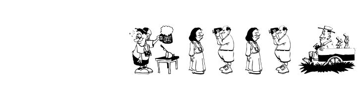 Tourists  Скачать бесплатные шрифты