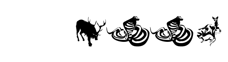AnimalsPrey-2006  Скачать бесплатные шрифты