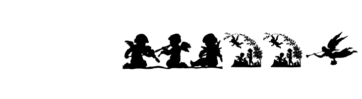 KinderUndAndereEngel  Скачать бесплатные шрифты