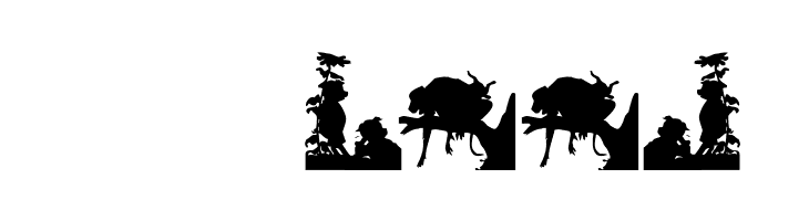 KarawaneSilhous  Скачать бесплатные шрифты