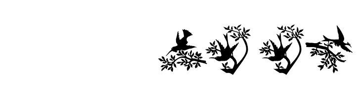 BirdsCuts  Скачать бесплатные шрифты