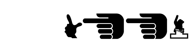 HandsOnly  Скачать бесплатные шрифты