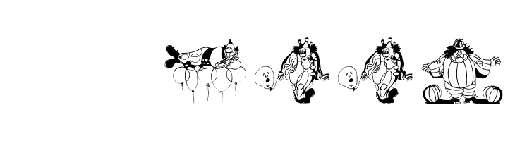 Clowns  Скачать бесплатные шрифты
