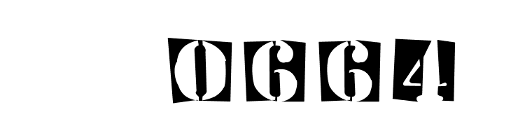 StencilBricksRandom  Скачать бесплатные шрифты