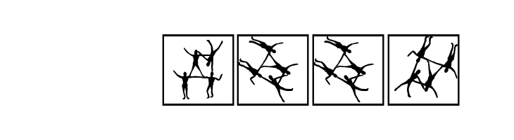 Scherenschnitt OSeven  Скачать бесплатные шрифты