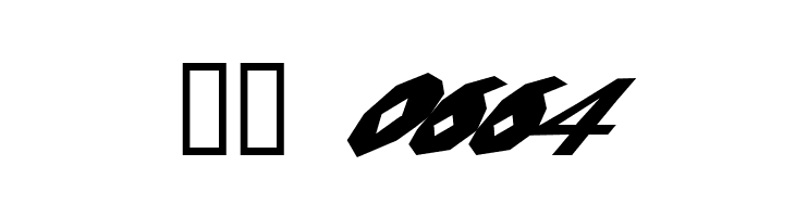 ChunkoBlockoSlantedWild  Скачать бесплатные шрифты