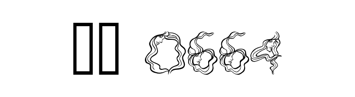 AlphaWomanHair  Скачать бесплатные шрифты