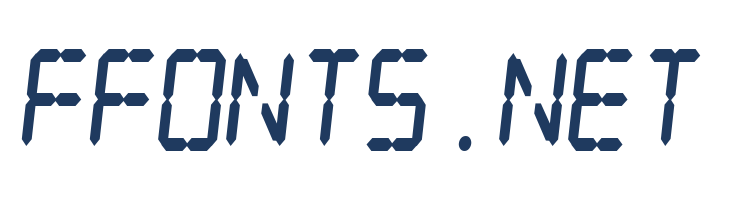 Digital dream Fat Skew Narrow font — Lorem ipsum body text preview