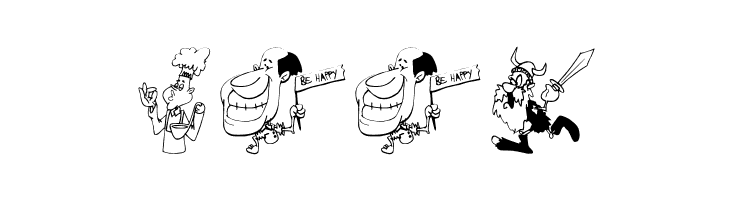 CharactersB  Скачать бесплатные шрифты