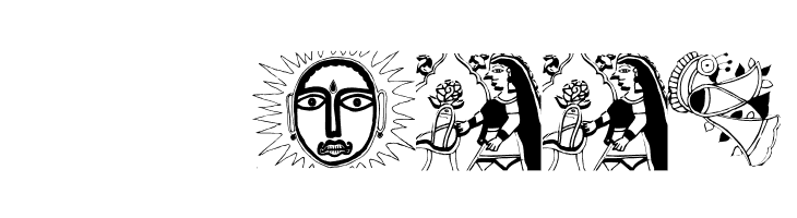 Madhubania  Скачать бесплатные шрифты