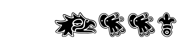 Aztekbats  Скачать бесплатные шрифты