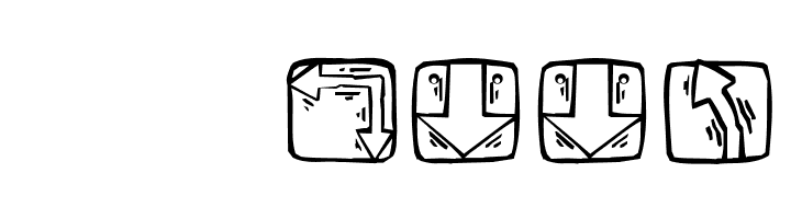 ArrowsOSeven  Скачать бесплатные шрифты